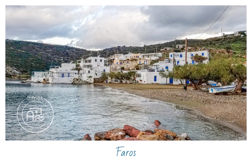 Faros Beach Postcard in a Cloudy Day